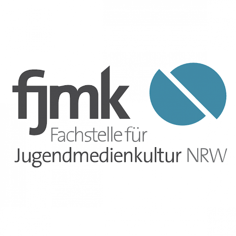 Das ist das Logo der Fachstelle für Jugendmedienkultur NRW.