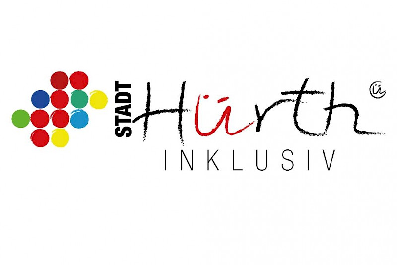 Das ist das inklusive Logo von der Stadt Hürth.